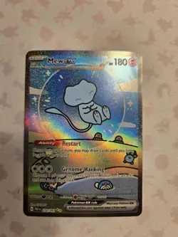 POKEMON SV PALDEAN FATES #232/091 MEW EX HOLO ILLUSTRATION RARE ENGLISH - Image 5