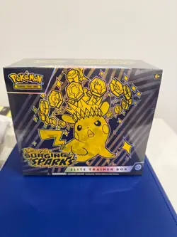 POKEMON TCG SCARLET VIOLET SURGING SPARKS ETB ELITE TRAINER BOX FACTORY SEALED - Image 1
