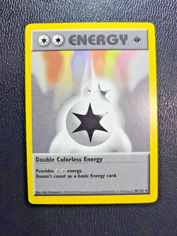 1999 Pokemon Base 1st Edition #96 Double Colorless Energy - Image 3
