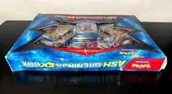 Pokemon Ash-Greninja-EX Box - DAMAGED - Back/Bottom center tear CONTENTS OKAY - Image 4