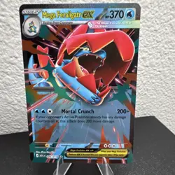 Pokemon Mega Feraligatr EX Ascended Heroes 043/217 Full Art Holo Double Rare - Image 3