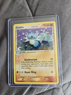Pokemon Seadra Stamped Reverse Holo Dragon Frontiers Species 22/101 - Image 1