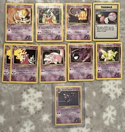 Pokemon TCG Sabrina's Gym Set Lot Of 10 (MP) - Image 1