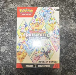 Pokemon Scarlet & Violet Prismatic Evolutions Booster Box Bundle - 6 Packs - Image 1