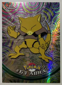 Abra #63 Spectra Chrome holo mint condition. POKEMON 2000 Topps Chrome Series 1 - Image 1