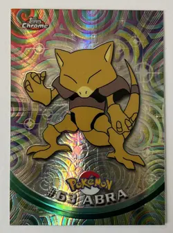 Abra #63 Spectra Chrome holo mint condition. POKEMON 2000 Topps Chrome Series 1 - Image 2