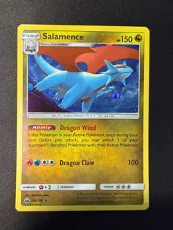 Salamence 106/168 Celestial Storm Holo Cosmos Holo Rare Pokemon TCG - Image 1