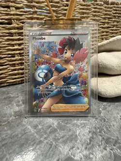 Pokemon TCG Phoebe Full Art Trainer Battle Styles 161/163 NM/Mint - Image 1