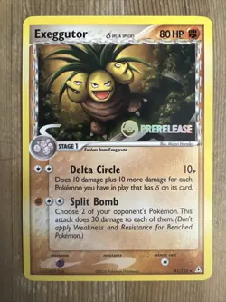 Exeggutor 41/110 EX Holon Phantoms Delta Species Pokemon Prerelease Promo NM/VLP - Image 1