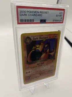 Pokemon TCG Dark Charizard 21/82 Team Rocket PSA 6 Regular Rare HP 80 - Image 4