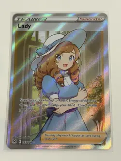 Lady (Full Art) Ultra Rare Holofoil SWSH11 193/196 NM Pokemon TCG - Image 1