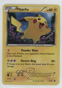 Pikachu (Cosmos Holo) Holo Pokemon XY Black Star Promo #XY89 - Image 1