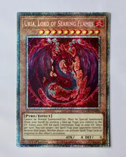 Yu-Gi-Oh! Uria Lord of Searing Flames MZMU-EN000 Starlight Rare 1st Edition - Image 1