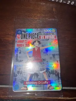 Monkey.D.Luffy (055) (College Basketball US Voyage) P-055 One Piece Promotion... - Image 1