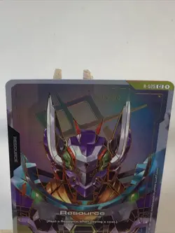 GFreD Resource R-025 C++ Gold Alt Art Steel Requiem Gundam Card Game GD03 NM - Image 4