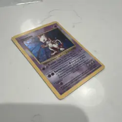 Pokemon TCG Mewtwo Base Set Shadowless 10/102 60 HP Holo Rare English Card - Image 2