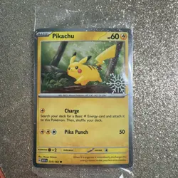 Pikachu - (Holiday Calendar) 025/165 Miscellaneous Cards & Products Holo Sealed - Image 1