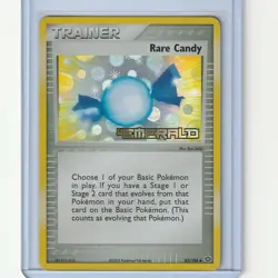 Pokemon Trainer Card 2005 Rare Candy ex Emerald Reverse Holo Card 83/106 - Image 1