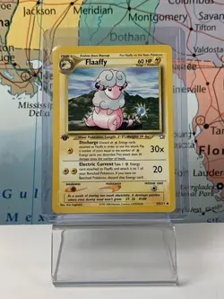 SHIPS SAME DAY Pokemon Card 1st Edition Flaaffy 34/111 Lightning Type 2000 - Image 1