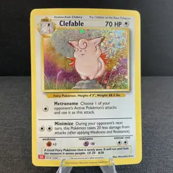 Clefable CLC 014/034 TCG Classic Collection Holo 2023 Pokemon Card - Image 1