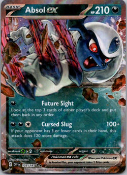 Absol ex - 135/197 - Pokemon Obsidian Flames Ultra Rare Card NM - Image 1