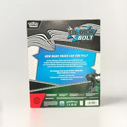 Pokemon Scarlet & Violet Black Bolt Binder Collection – Black Bolt – 5 Cards - Image 2