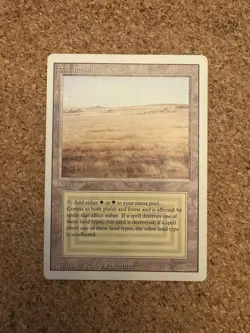 Magic MTG Revised Savannah Duel Land - Image 1