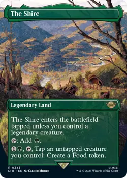 MTG Foil - The Shire (Borderless) - 345 / NM / English - Image 1
