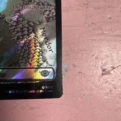 MTG Magic The Gathering LOTR Lord of the Rings Full Art Surge Foil #717 Swamp - Image 4