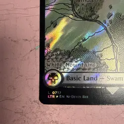 MTG Magic The Gathering LOTR Lord of the Rings Full Art Surge Foil #717 Swamp - Image 5