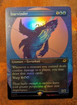 MTG Starwinder (#291) (Borderless) - FOIL - Edge of Eternities (NM) - Image 1