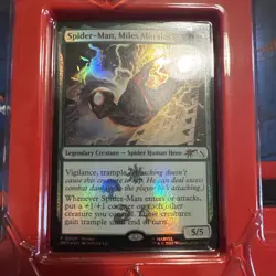 MTG Spider-Man Miles Morales P0008 Foil Promo Mythic Rare Marvel Kit Nm - Image 1