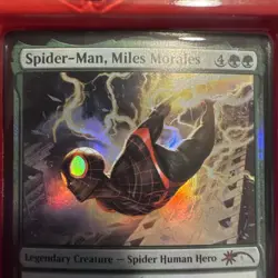 MTG Spider-Man Miles Morales P0008 Foil Promo Mythic Rare Marvel Kit Nm - Image 2