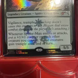 MTG Spider-Man Miles Morales P0008 Foil Promo Mythic Rare Marvel Kit Nm - Image 3