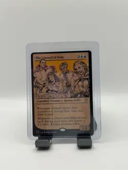 MTG, The Council of Four $3 ORDER MIN (Showcase) 419 Battle for Baldur's Gate NF - Image 1