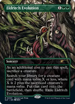 Eldritch Evolution (Borderless) [Secret Lair Showdown] Foil Near Mint - Image 1