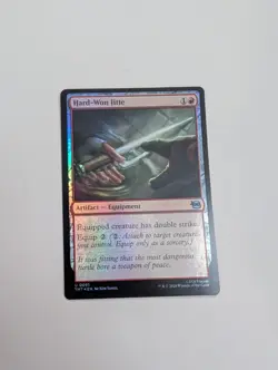 MTG - Hard-Won Jitte (Foil) - Teenage Mutant Ninja Turtles NM/M Condition - Image 1