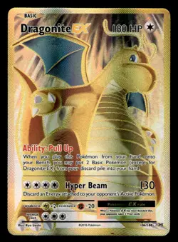 Pokemon TCG XY - Evolutions #106/108 Dragonite EX (Full Art) NM - Image 1