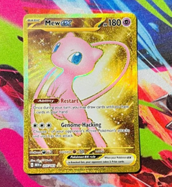Pokemon Mew ex 205/165 Scarlet & Violet 151 Hyper Rare Full Art Holo English 205 - Image 1