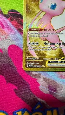 Pokemon Mew ex 205/165 Scarlet & Violet 151 Hyper Rare Full Art Holo English 205 - Image 3