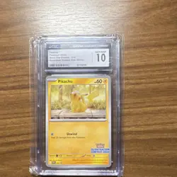 Pokemon Pikachu 214 Sv: Scarlet & Violet Promo Contest Winner CGC 10 60 HP Engl… - Image 1