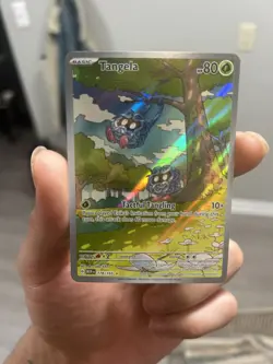 Pokemon TCG Tangela Illustration Rare Card 178/165 Scarlet & Violet 151 Series - Image 1