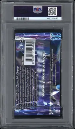 2011 Pokemon Intl. Call Of Legends Deoxys Art Work PSA 8 Foil Booster Pack NM-M - Image 2