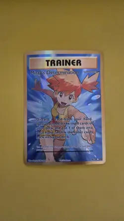 Pokemon Misty's Determination Full Art Ultra Rare 108/108 Evolutions Holo - Image 1
