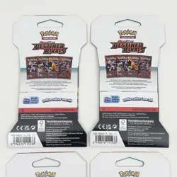 Pokemon TCG Scarlet & Violet Destined Rivals 4x Sleeved Booster Pack Art Set NEW - Image 5
