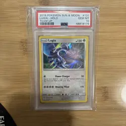 Pokemon 2019 Lugia 131/181 Holo Team Up GEM MINT PSA 10 - Image 1
