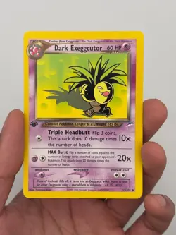 Dark Exeggutor 33/105 Uncommon Neo Destiny 1st edition Pokemon NM 2002 WOTC - Image 3