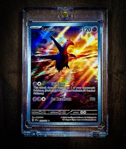 Pokemon TCG Latios 203/191 SV08 Surging Sparks Illustration Rare Holo NM - Image 2