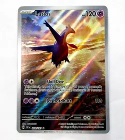 Pokemon TCG Latios 203/191 SV08 Surging Sparks Illustration Rare Holo NM - Image 3