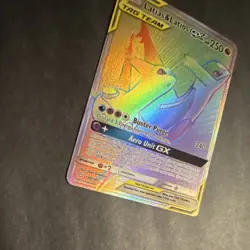 Pokemon Latias & Latios GX TAG TEAM Secret Rare Full Art 190/181 Sm-Team Up Holo - Image 3